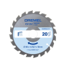 2608846431 DREMEL Blueprint Disc de fierastrau pentru lemn, 85x15 mm, 20 dinti, carbura de wolfram
