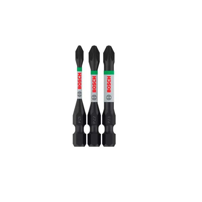2608521U57 BOSCH Set 3 biti insurubare PRO PZ Impact, PZ1,PZ2,PZ3,55mm