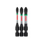 2608521U57 BOSCH Set 3 biti insurubare PRO PZ Impact, PZ1,PZ2,PZ3,55mm