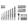 2608521U81 BOSCH Set de burghie si biti PRO Impact Metal 35 de piese