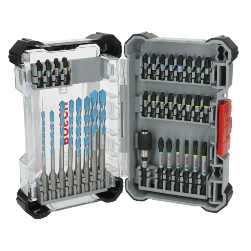2608521U82 BOSCH Set de burghie si biti PRO Impact, 35 de piese