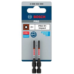 2608522550 BOSCH Set 2 biti extinsi SQ1, lungime 55 mm