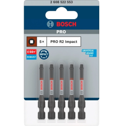 2608522553 BOSCH Set 5 biti extinsi SQ2, lungime 55 mm
