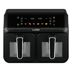 67563 LUND Airfryer 4 L + 4 L, 2400W