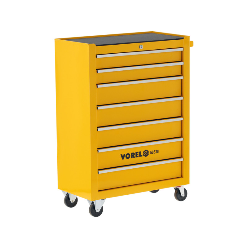 58538 VOREL Dulap pentru scule cu 7 sertare, gol