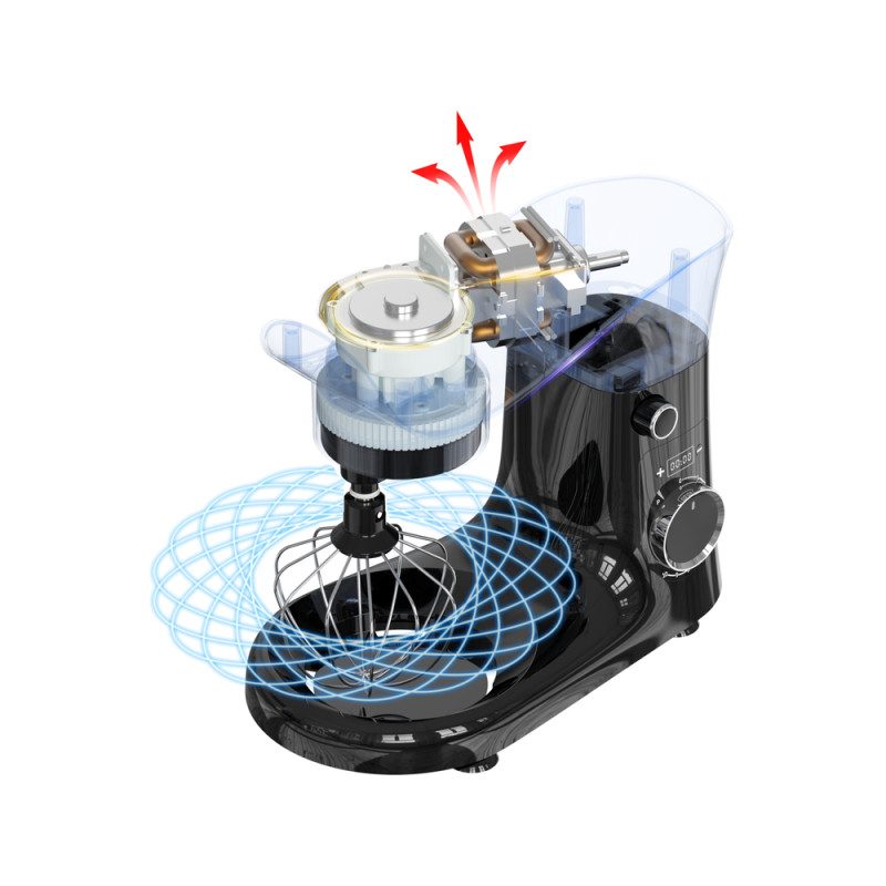67813 LUND Mixer planetar 1500 W, 5L, timmer