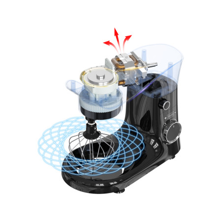 67813 LUND Mixer planetar 1500 W, 5L, timmer