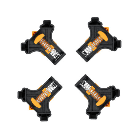 38540 VOREL Set 4 strangatoare de colt cu arc, unghi de 90 grade