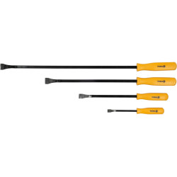 34184 VOREL Set 4 leviere din otel, cu maner