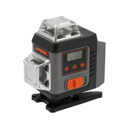 18007 STHOR Nivela laser 4D, verde, 16 linii, accesorii