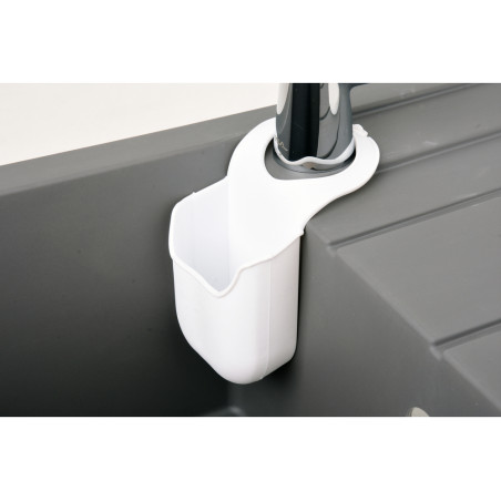 74786 FALA Suport depozitare burete vase, din silicon, alb