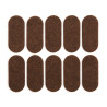 74866 VOREL Suport antiderapant cu dublu adeziv, 20X45 mm, 10 buc.
