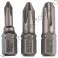 BOSCH Set de 3 biti extra duri PH1,PH2,PH3 lungime 25 mm 2607001752