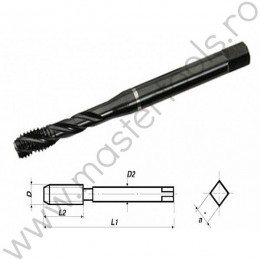 VL.36995 Volkel Tarod universal pentru inox filet G(BSP) tip C/39° RSP HSS-E VAP, G 1/2"x14