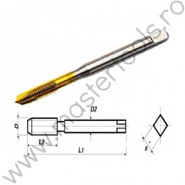VL.31542 Volkel Tarod universal filet tip B metric HSS-E TiN, M 8x1.25