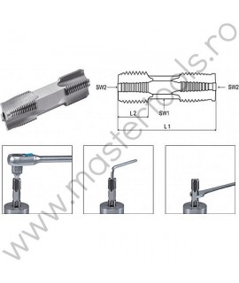 VL.67874 Volkel Tarod  doua capete filet G (BSP)  "HexTap DS" HSS-G, G 3/4"