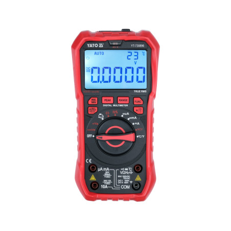 YT-730896 YATO Multimetru digital TRUE RMS, LCD 60000