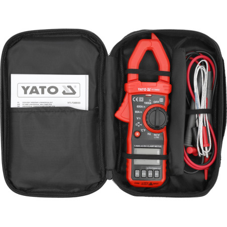 YT-730933 YATO Multimetru universal cu clapa TRUE.RMS, AC/DC, 10MA-1000A