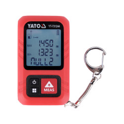 YT-731244 YATO Breloc cu telemetru laser, domeniu de masurare 0.05–30 m