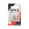 YT-78003 YATO Set 2 biti, prindere hex. 1/4", 25 mm, PZ1, NI