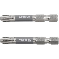 YT-78022 YATO Set 2 biti, prindere hex. 1/4", 50 mm, PH3, NI