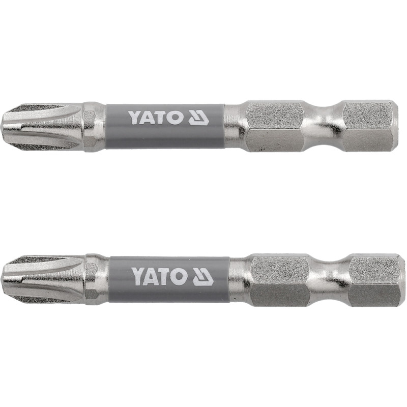YT-78022 YATO Set 2 biti, prindere hex. 1/4", 50 mm, PH3, NI