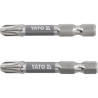 YT-78022 YATO Set 2 biti, prindere hex. 1/4", 50 mm, PH3, NI
