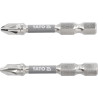 YT-78024 YATO Set 2 biti, prindere hex. 1/4", 50 mm, PZ2, NI