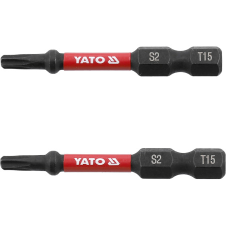 YT-78052 YATO Set 2 biti de impact, prindere hex. 1/4", 50 mm, T10