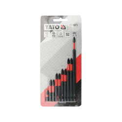 YT-78073 YATO Set 10 biti de impact, prindere hex. 1/4", PH2