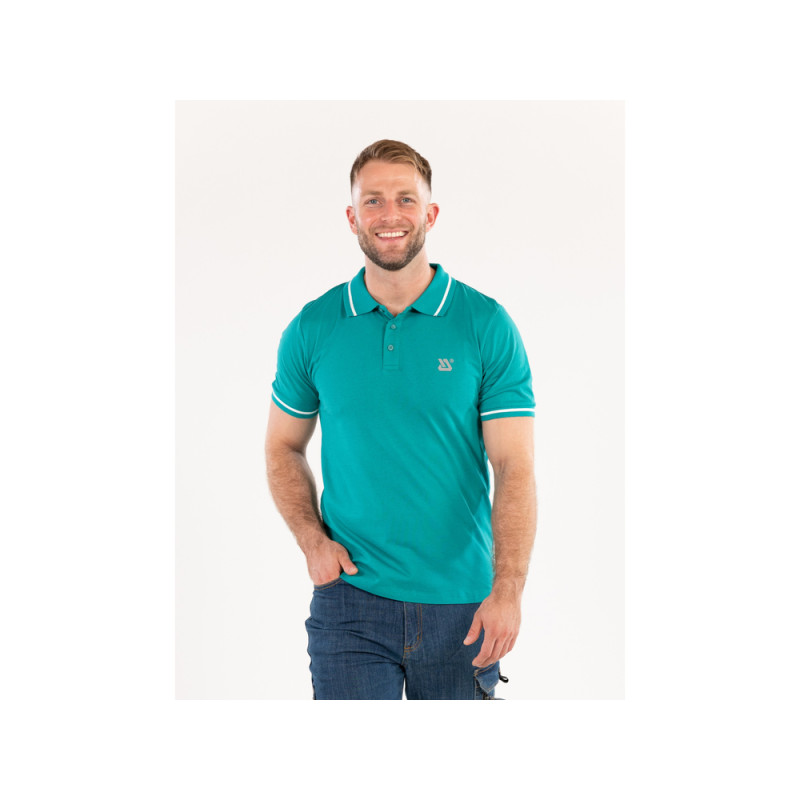 YT-78623 YATO Tricou polo verde, 100% bumbac, marimea 3XL