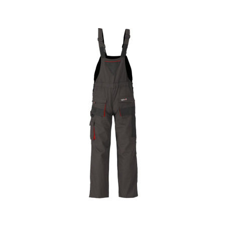 YT-80152 YATO Pantaloni de lucru cu pieptar, BASALT, marimea S