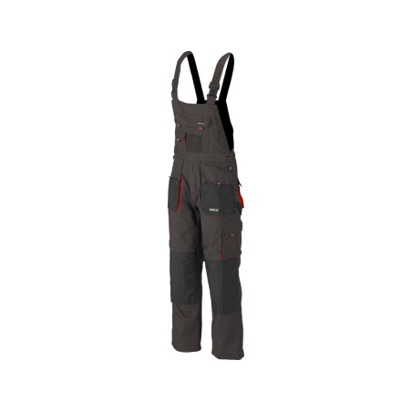 YT-80152 YATO Pantaloni de lucru cu pieptar, BASALT, marimea S
