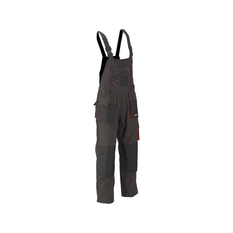 YT-80153 YATO Pantaloni de lucru cu pieptar, BASALT, marimea M