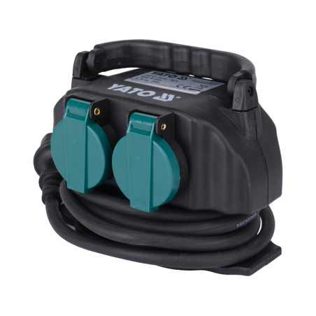 YT-81270 YATO Priza de gradina dubla IP44, 4 prize