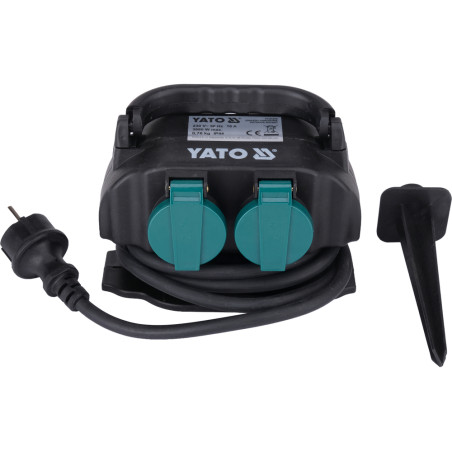 YT-81270 YATO Priza de gradina dubla IP44, 4 prize