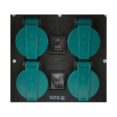 YT-81271 YATO Priza de gradina, imitatie piatra IP44, 4 prize, mod AUTO/MANUAL