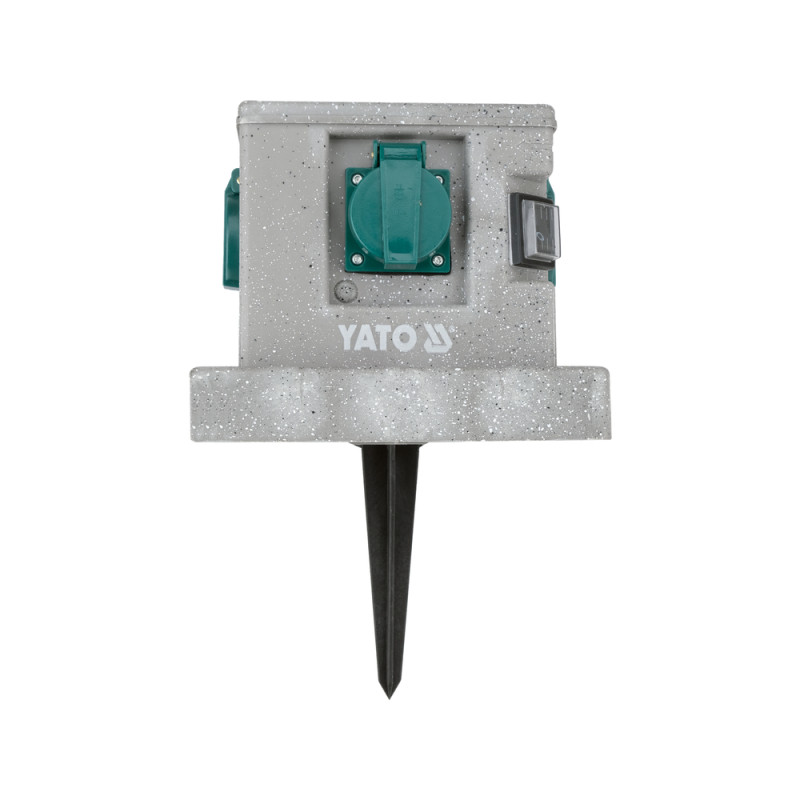 YT-81272 YATO Priza de gradina cubica IP44, 4 prize