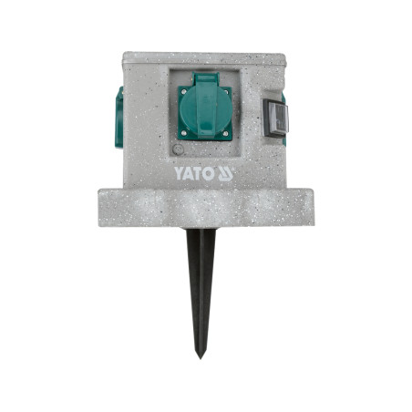 YT-81272 YATO Priza de gradina cubica IP44, 4 prize