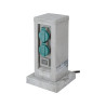 YT-81273 YATO Priza de gradina stalp piatra PP, IP44, 4 prize