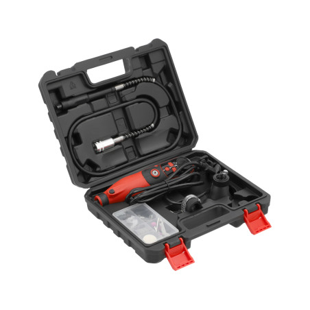 YT-82077 YATO Mini polizor drept, 130 W cu accesorii