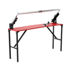 YATO Aparat de taiat polistiren cu cadru, dubla alimentare 200 W, compatibil cu acumulator Li-Ion 18V, 1400 x 350 mm