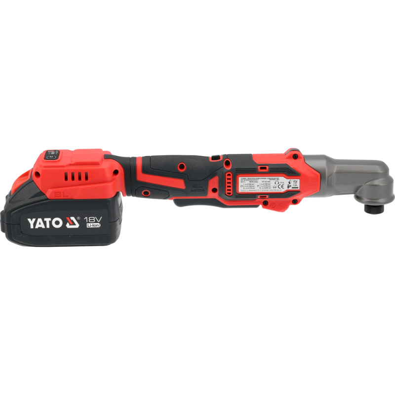YT-828030 YATO Antrenor cu clichet cu acumulator Li-Ion 18V 4Ah, 160Nm
