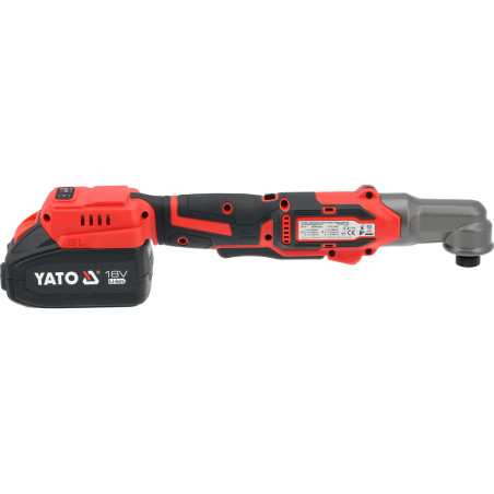 YT-828030 YATO Antrenor cu clichet cu acumulator Li-Ion 18V 4Ah, 160Nm