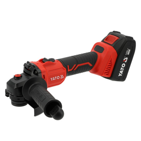 YT-828251 YATO Polizor unghiular cu acumulator Li-Ion 18V 4 Ah, 125 mm