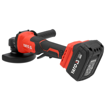 YT-828254 YATO Polizor unghiular Li-Ion 18V 4Ah, 125mm, viteza variabila