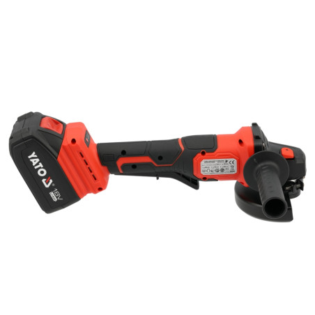 YT-828255 YATO Polizor unghiular 2xLi-Ion 18V 4Ah,125mm,viteza variabila