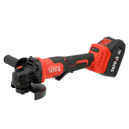 YT-828255 YATO Polizor unghiular 2xLi-Ion 18V 4Ah,125mm,viteza variabila