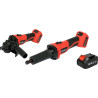 YT-828296 YATO Set polizor unghiular+drept cu acumulator Li-Ion 18V,4Ah