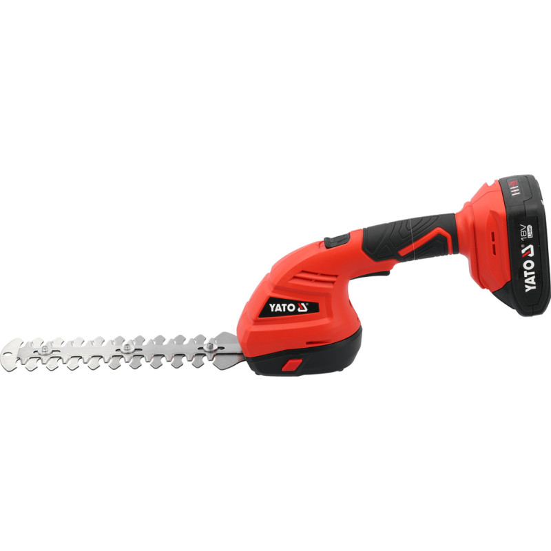 YT-828357 YATO Foarfeca pentru iarba si gard viu Li-Ion 18V, 2 Ah